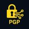 PGP encryption logo showing a padlock with digital key