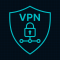 VPN logo showing a shield with network connections